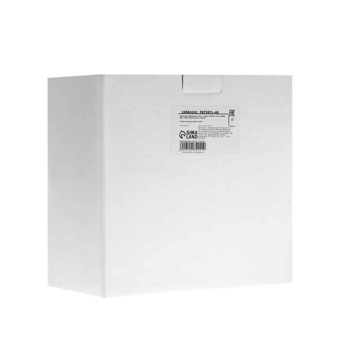 Светильник фасадный «Сити», FSD-047, 10 Вт, 4000К, круг, IP65, 220 В, пластик, черный Светильник фасадный «Сити», FSD-047, 10 Вт, 4000К, круг, IP65, 220 В, пластик, черный