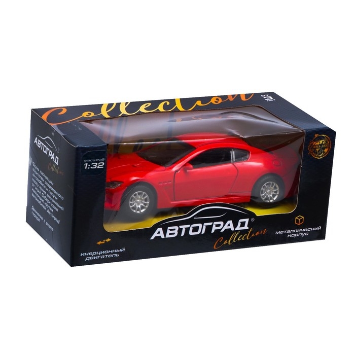 Машина металлическая «Купе», инерция, свет и звук, 1:32, открываются двери, цвет красный Машина металлическая «Купе», инерция, свет и звук, 1:32, открываются двери, цвет красный