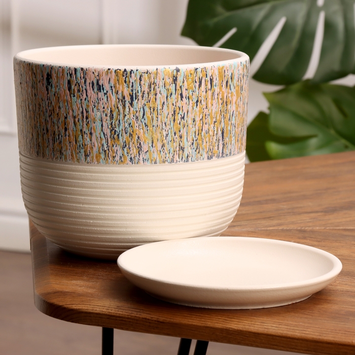 Горшок цветочный Времена года бук весна №3, 2,9 л, d - 19 см Горшок цветочный Времена года бук весна №3, 2,9 л, d - 19 см