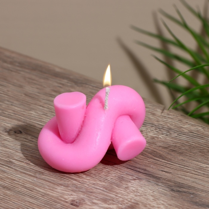 Свеча  Свеча "Узелок" 8х5х5 см, соевый воск МИКС