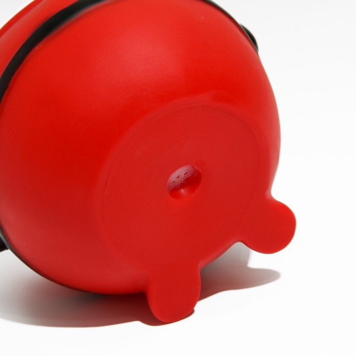 Шар пищащий для собак Шар пищащий для собак "Веселый Дед Мороз", виниловый, 8,5 х 8 см