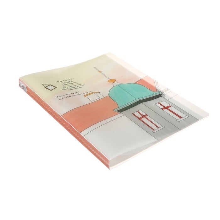 Папка формат А4, с 30 прозрачными файлами Папка формат А4, с 30 прозрачными файлами "Достопримечательность", МИКС