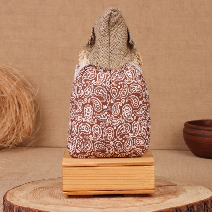 Домовой Домовой "Афанасий с купюрой", на сундуке, 28х15х12 см