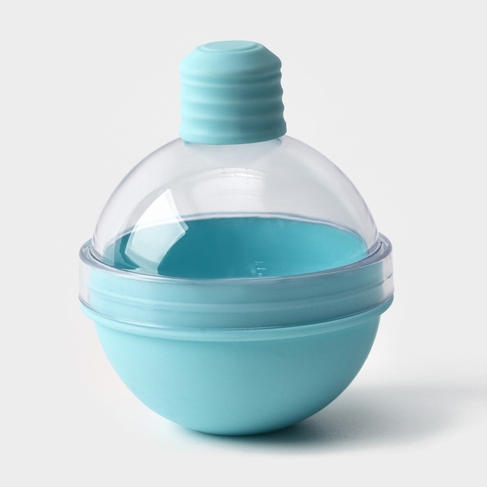 Форма для льда «Шар», d=7 см, цвет бирюзовый Форма для льда «Шар», d=7 см, цвет бирюзовый