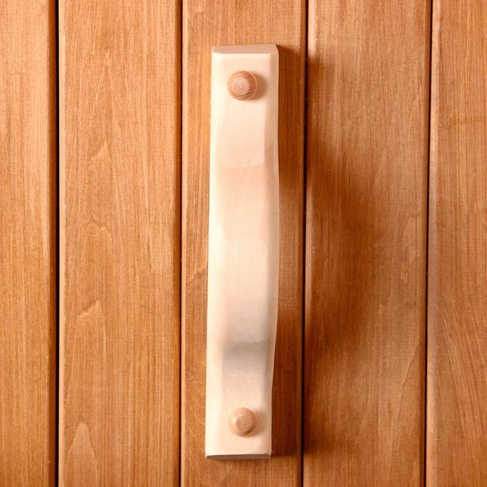 Ручка «Мостик» с заглушками, осина Ручка «Мостик» с заглушками, осина