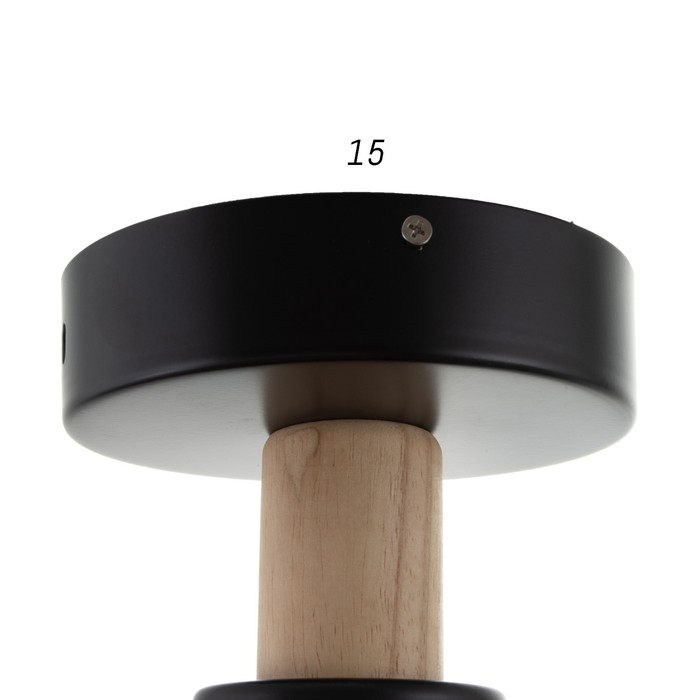 Люстра с ПДУ 2298/7BK LED 156Вт 3000-6000К черный 105х99х15 см BayerLux