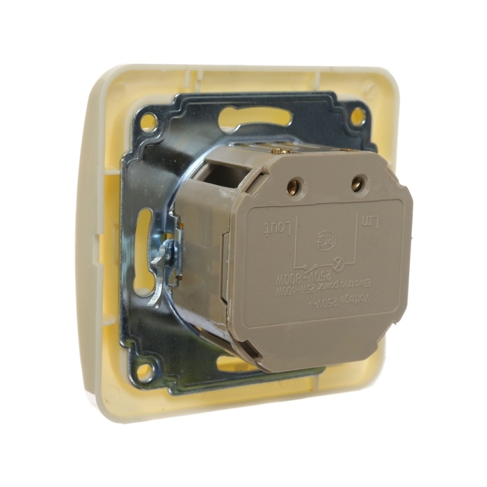 Диммер Luazon Lighting "Орион", 10 А, скрытый, бежевый