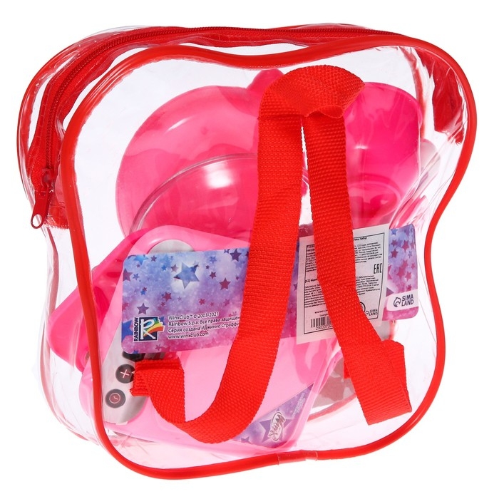 Набор посуды, WINX, в рюкзачке Набор посуды, WINX, в рюкзачке