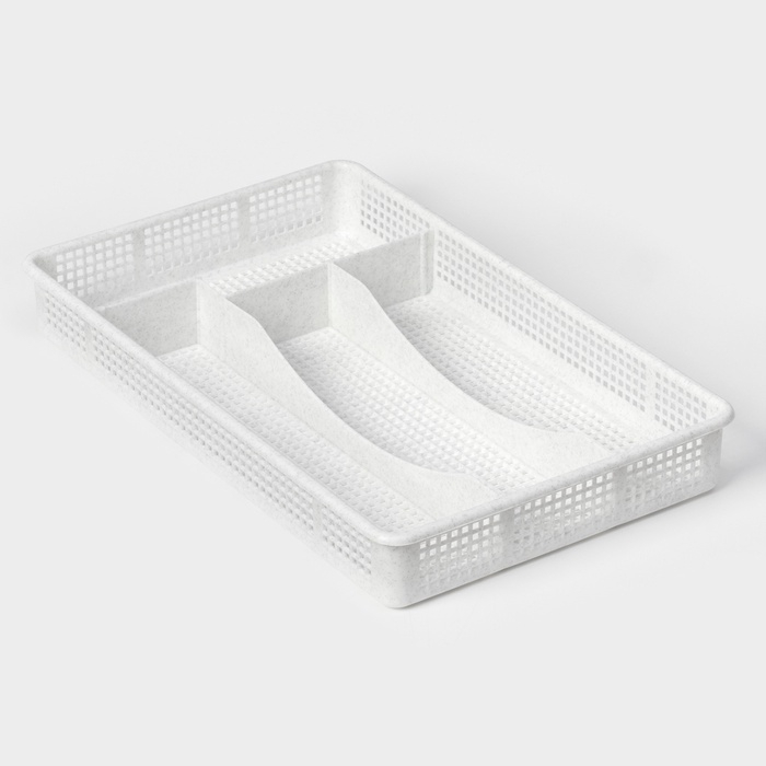 Лоток для столовых приборов Darel plastic, цвет мрамор Лоток для столовых приборов Darel plastic, цвет мрамор