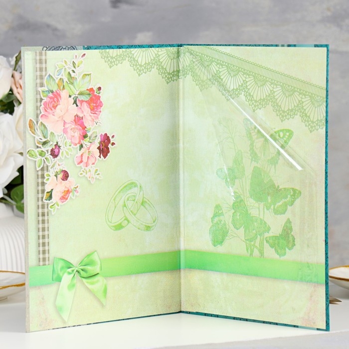 Свидетельство о заключении брака Свидетельство о заключении брака "Любовь" софт тач, купидон, 31х22,5 см