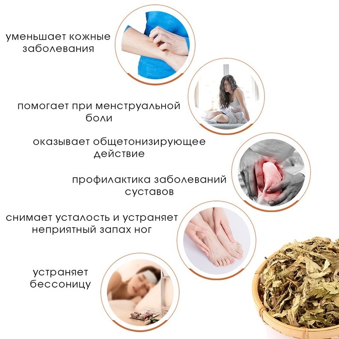 Травяной сбор для запарки ног  Травяной сбор для запарки ног "Ассорти", набор 5 шт