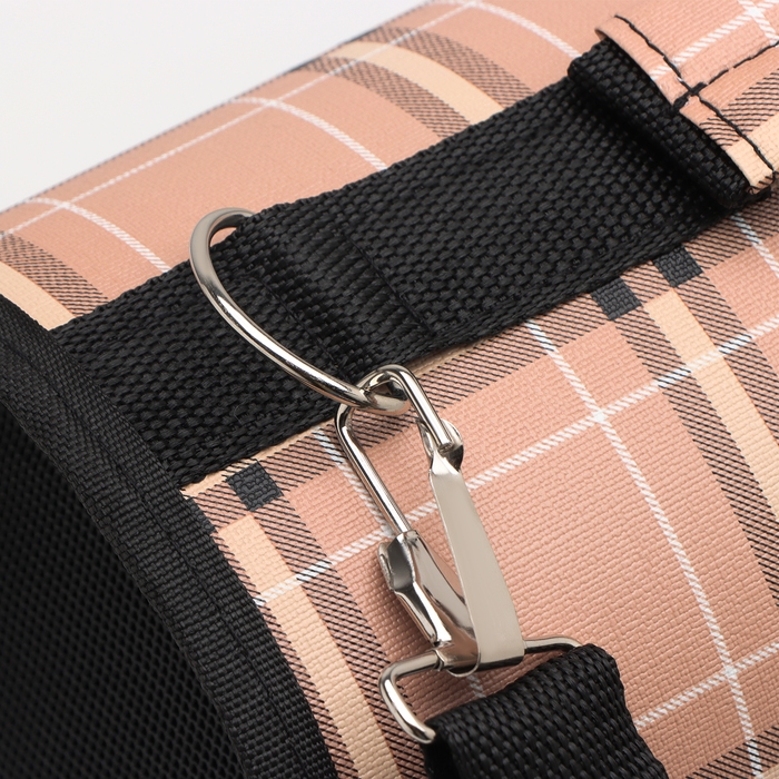 Сумка - переноска для животных  Сумка - переноска для животных "Клетка", розовая, размер S, 37 х 20х 24 см