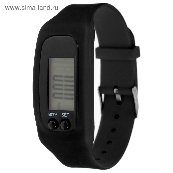 Шагомер-часы, 25 х 1.5 х 4 см, цвета МИКС Шагомер-часы, 25 х 1.5 х 4 см, цвета МИКС