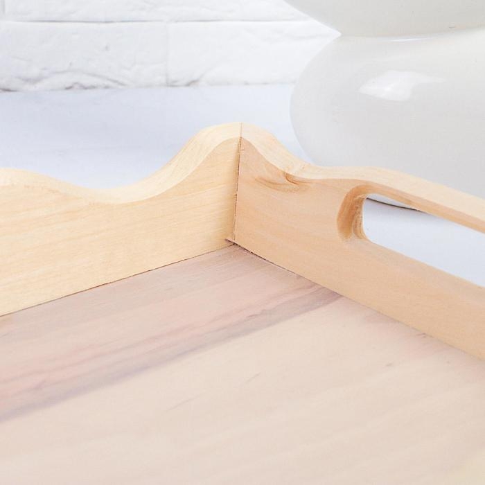 Поднос деревянный для завтрака волна №1, МАССИВ, 30х20х5,5см Поднос деревянный для завтрака волна №1, МАССИВ, 30х20х5,5см