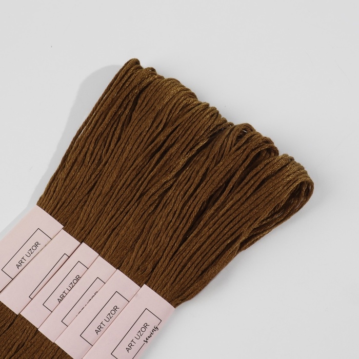 Набор ниток мулине №433, 8 ± 1 м, 6 шт, цвет коричневый Набор ниток мулине №433, 8 ± 1 м, 6 шт, цвет коричневый