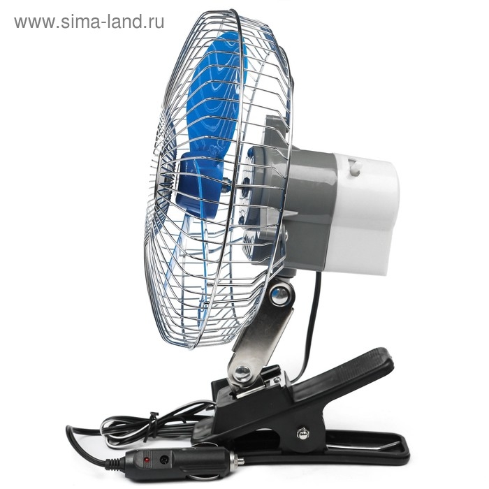 Вентилятор автомобильный AVS Comfort 8048, 12 В 8 Вентилятор автомобильный AVS Comfort 8048, 12 В 8", металл, серебристый