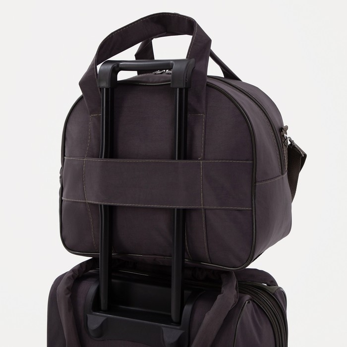 Чемодан малый 20 Чемодан малый 20", сумка дорожная на молнии, цвет хаки