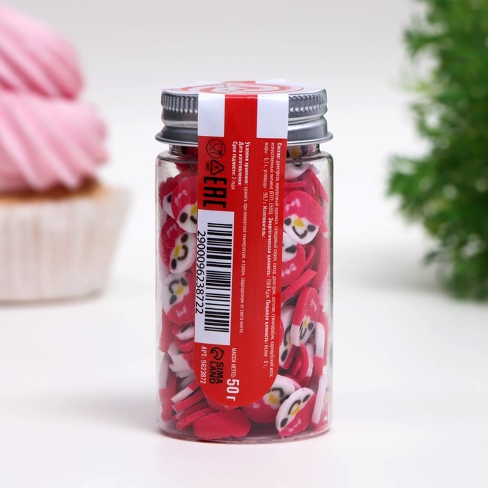 Посыпка кондитерская &laquo;Девочка гаффити&raquo;, розовая, 50 г