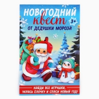 Набор для проведения праздника «Новогодняя коллекция: Новогодний квест», 20 х 30 см