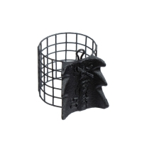 Груз-кормушка металлическая X-FEEDER ME ALLIGATOR M GRID, цвет Matt Black, 50 г, 28 мл