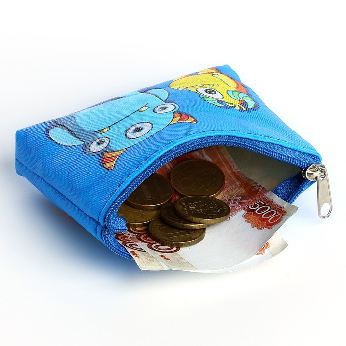 Кошелек детский "Добрые монстрики" МИКС, 11х0,5х8,5 см