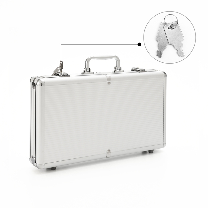 Металлический кейс, 38 х 21 х 6.5 см Металлический кейс, 38 х 21 х 6.5 см