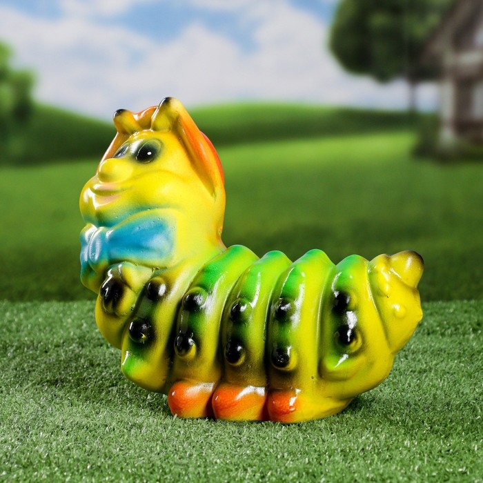 Садовая фигура Садовая фигура "Гусеница в шляпе"