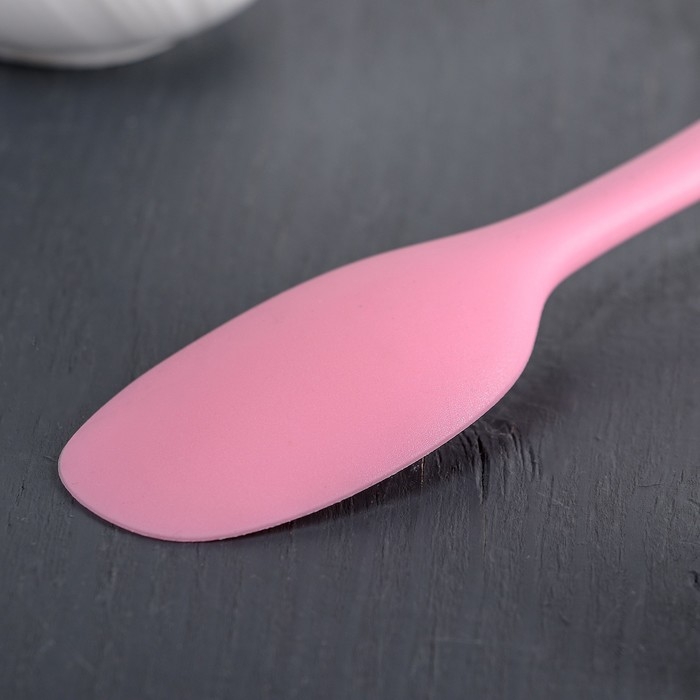 Ложка гарнирная Доляна «Винфор», силикон, 20,7 см, цвет МИКС Ложка гарнирная Доляна «Винфор», силикон, 20,7 см, цвет МИКС