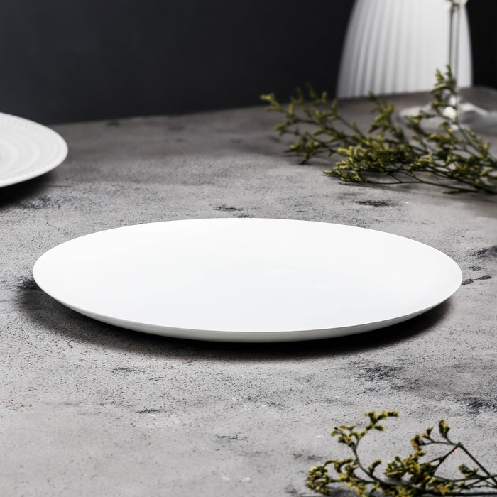 Подсвечник Подсвечник "Чашка" металл, 22,5х1,6 см, белый