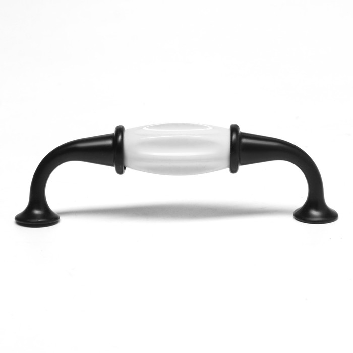 Ручка скоба STYLISH Ceramics 003,керамическая 96 мм, чёрная Ручка скоба STYLISH Ceramics 003,керамическая 96 мм, чёрная