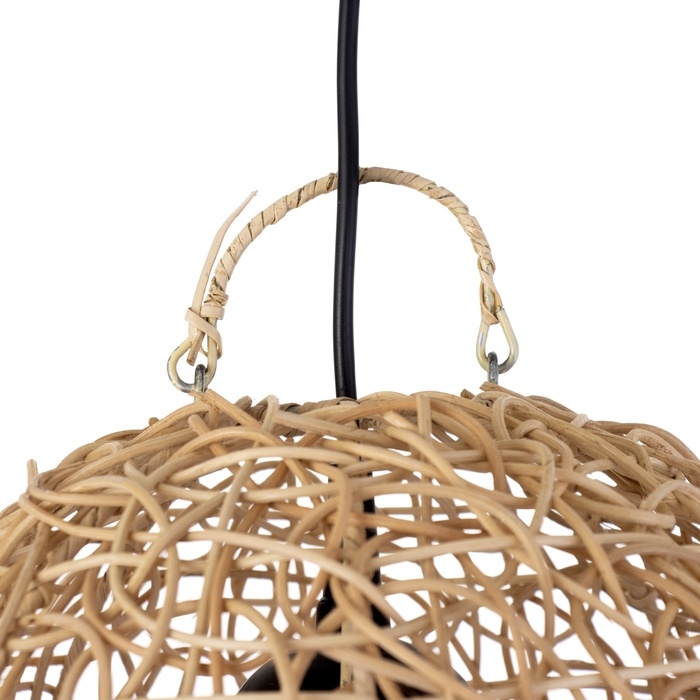 Светильник потолочный из ротанга Светильник потолочный из ротанга "Сфера" 1х120Вт, Е27, 30х30х30 см