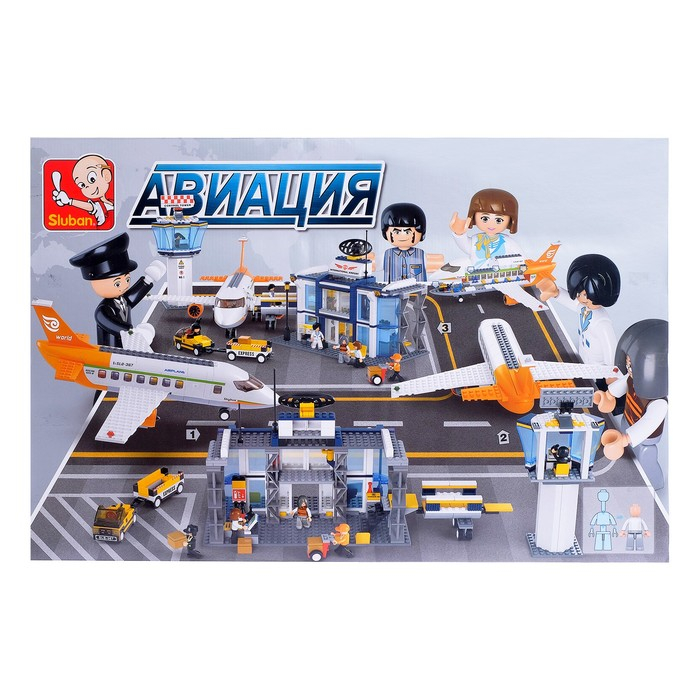 Конструктор «Международный аэропорт», 678 деталей Конструктор «Международный аэропорт», 678 деталей