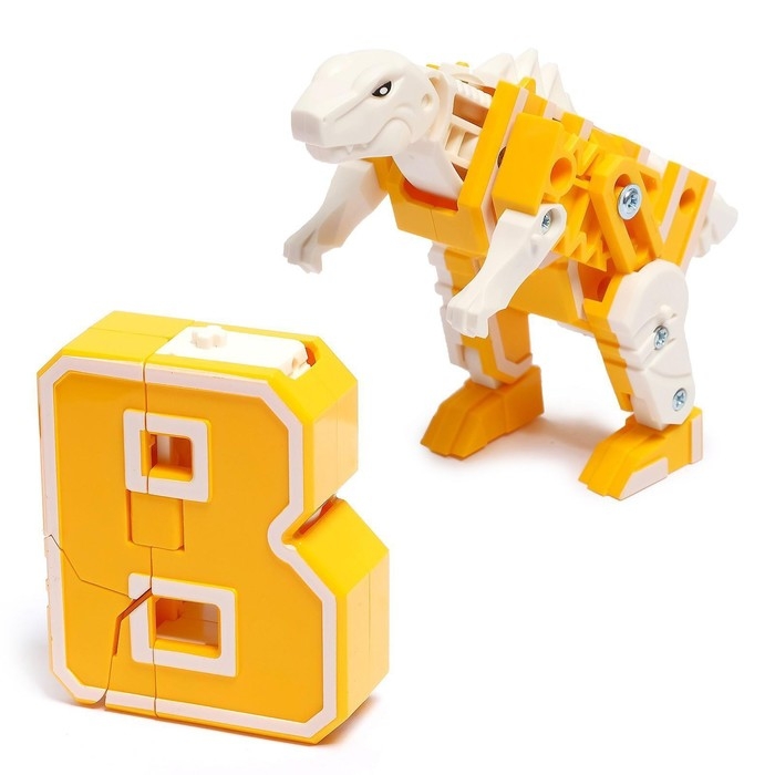 Робот «Дино-буква», трансформируется в динозавра, МИКС