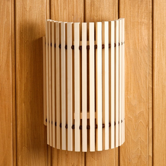 Абажур настенный фигурный, большой, липа, 31,5 х 20,5 х 16,7 см Абажур настенный фигурный, большой, липа, 31,5 х 20,5 х 16,7 см "Добропаровъ"