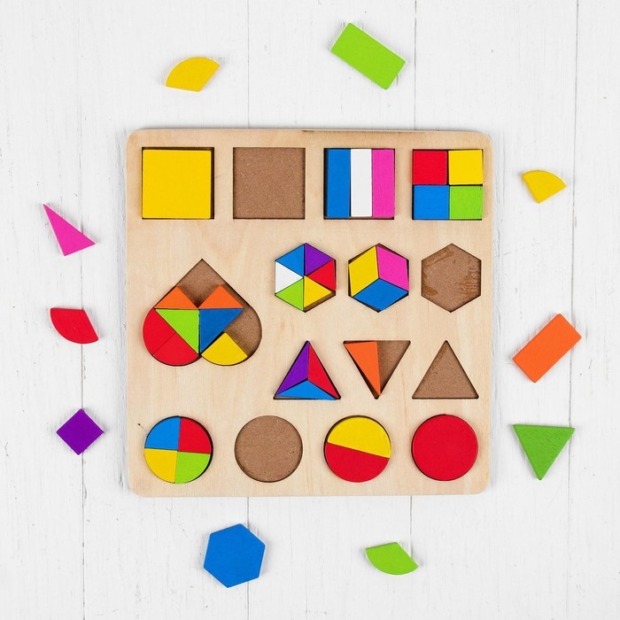 Головоломка "Дроби и целое. Развиваемся" МИКС