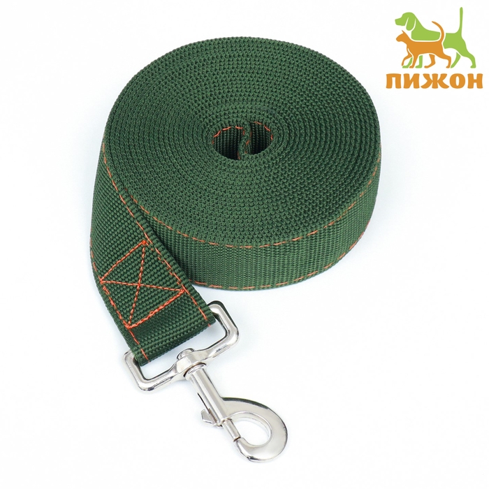 Поводок 5 м х 4 см, зелёный Поводок 5 м х 4 см, зелёный