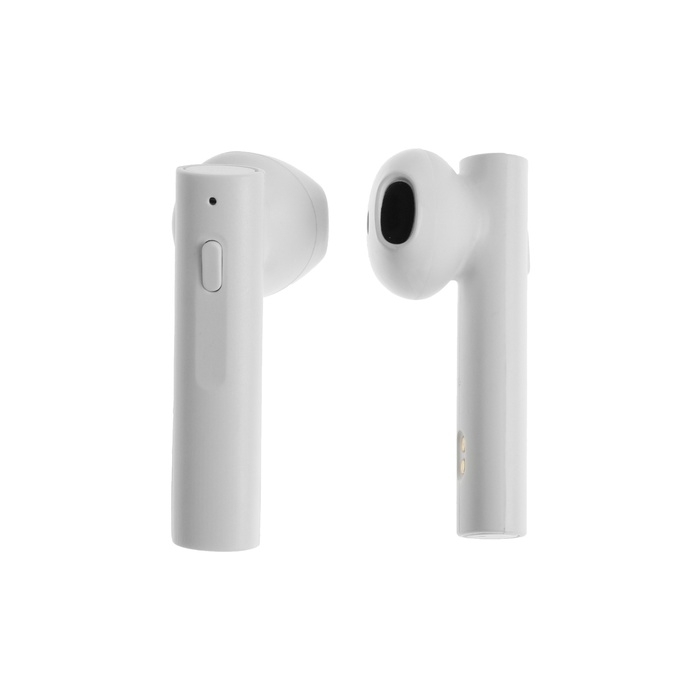 Наушники беспроводные MYBIT VBT 1.18, TWS, вкладыши, BT5.0, 30/200 мАч, солнечная панель, белые Наушники беспроводные MYBIT VBT 1.18, TWS, вкладыши, BT5.0, 30/200 мАч, солнечная панель, белые