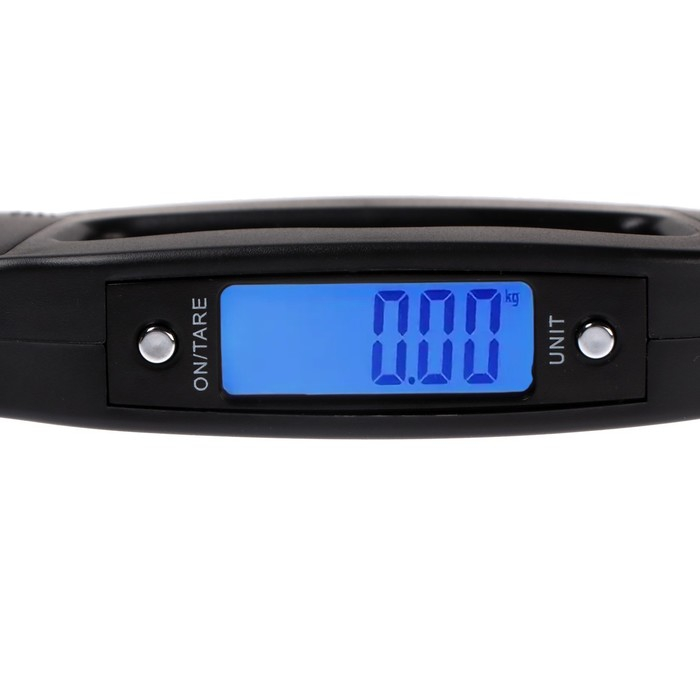 Весы-безмен Luazon LV-506, электронный, до 50 кг, точность до 10 г, подсветка, чёрный Весы-безмен Luazon LV-506, электронный, до 50 кг, точность до 10 г, подсветка, чёрный