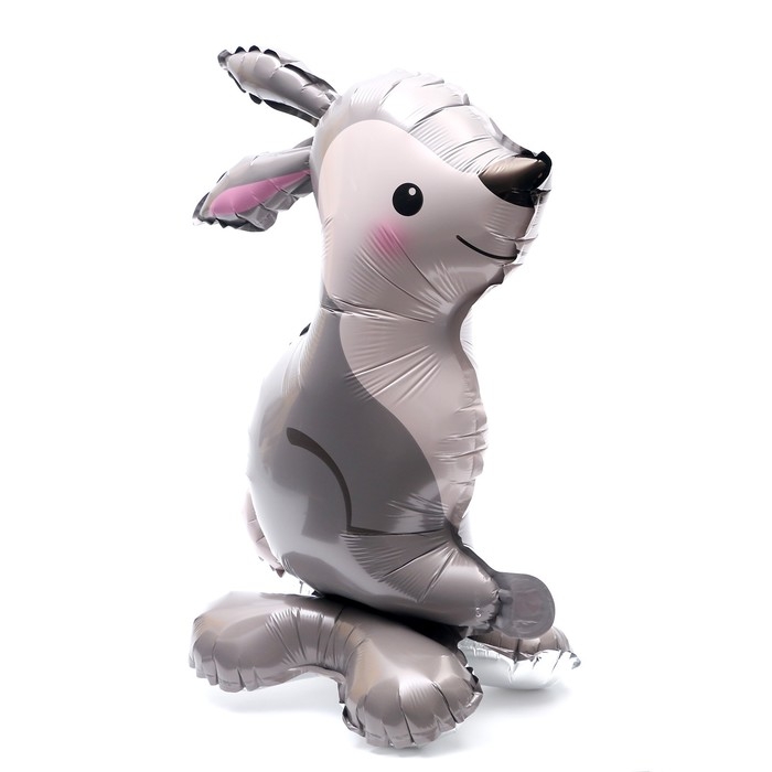 Шар фольгированный 15 Шар фольгированный 15" «Заяц», на подставке, под воздух