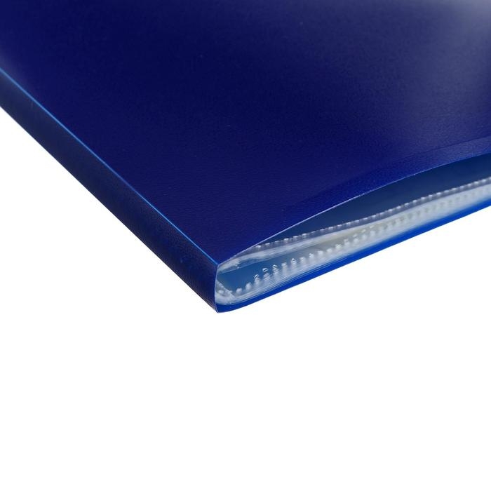 Папка с 30 вкладышами А4, 500 мкм, Calligrata, черничная Папка с 30 вкладышами А4, 500 мкм, Calligrata, черничная