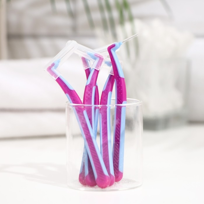 Ершики для брекетов и зубов, набор 5 шт., 0.6 мм Ершики для брекетов и зубов, набор 5 шт., 0.6 мм