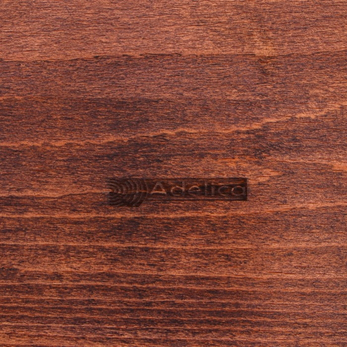 Менажница Adelica «Двойное сердце», 33×22×2,5 см, тёмный бук