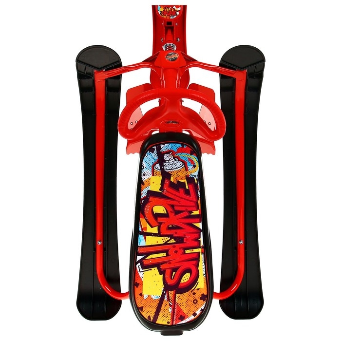 Снегокат «С граффити», СНК/GR, цвет красный Снегокат «С граффити», СНК/GR, цвет красный