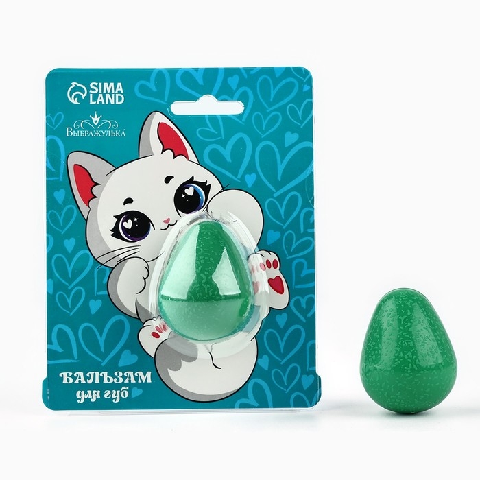 Бальзам для губ «Котик с авокадо», 8 г Бальзам для губ «Котик с авокадо», 8 г