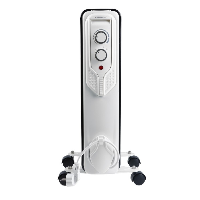 Обогреватель Centek CT-6205, масляный, напольный, 1500 Вт, 15 м², 7 секций, белый Обогреватель Centek CT-6205, масляный, напольный, 1500 Вт, 15 м², 7 секций, белый