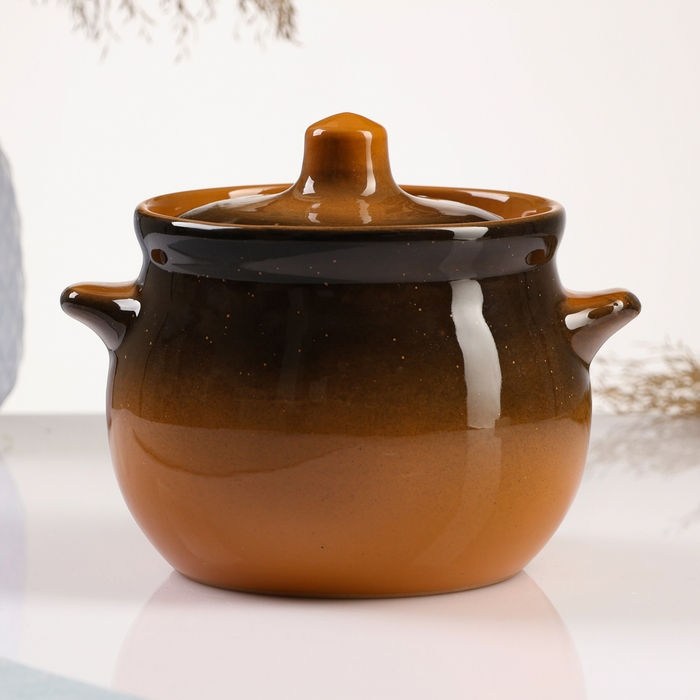 Горшок керамический для запекания  Горшок керамический для запекания "Пиканто" 0,65л / 12,5х11,5см, стандарт