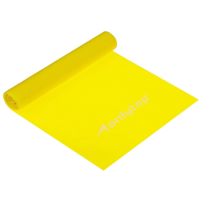 Эспандер ленточный для фитнеса ONLYTOP, 150х15х0,04 см, 10 кг, цвета МИКС Эспандер ленточный для фитнеса ONLYTOP, 150х15х0,04 см, 10 кг, цвета МИКС