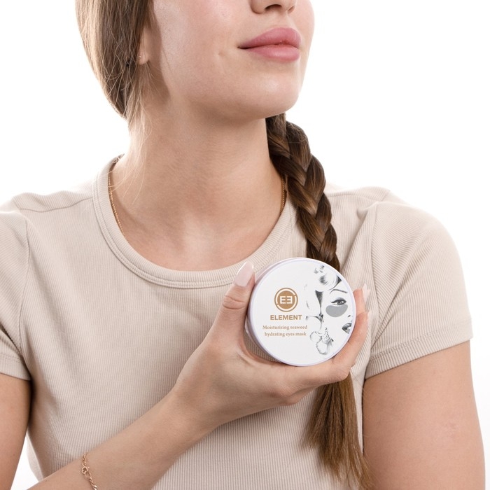 Патчи гидрогелевые для увлажения и насыщения кожи, Патчи гидрогелевые для увлажения и насыщения кожи, "Element", "GREEN", с морскими микроэлементами, 60 шт.