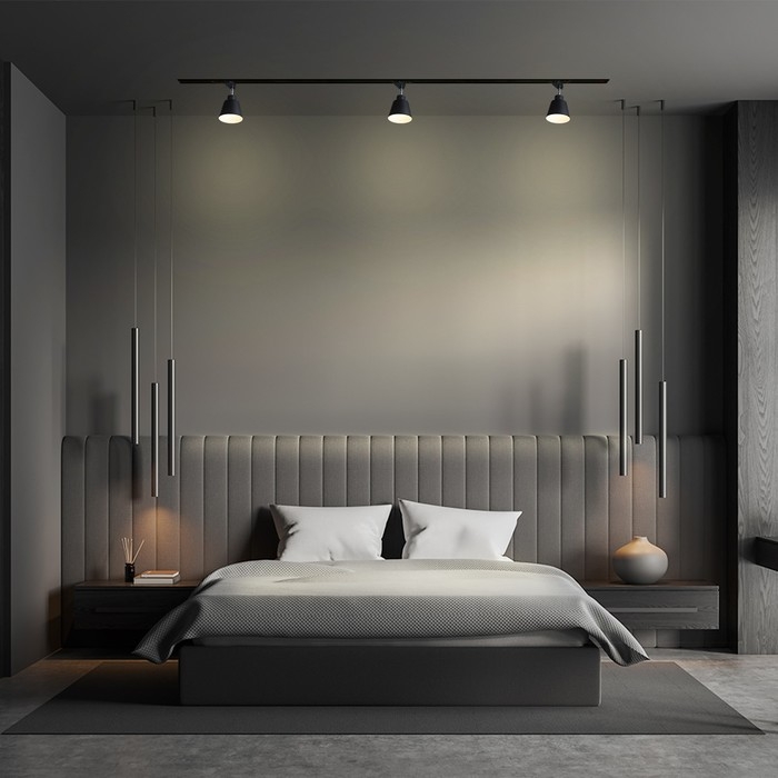 Светильник трековый Светильник трековый "Цилиндр" Е27 40Вт черный 17х12х18см