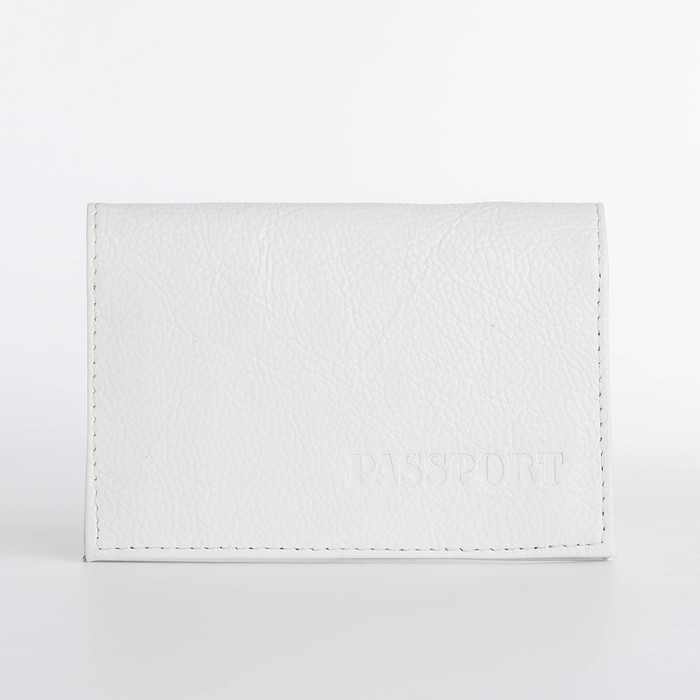 Обложка для паспорта, цвет белый Обложка для паспорта, цвет белый